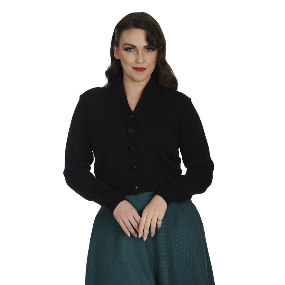 Banned - Violet Cardigan - Noir